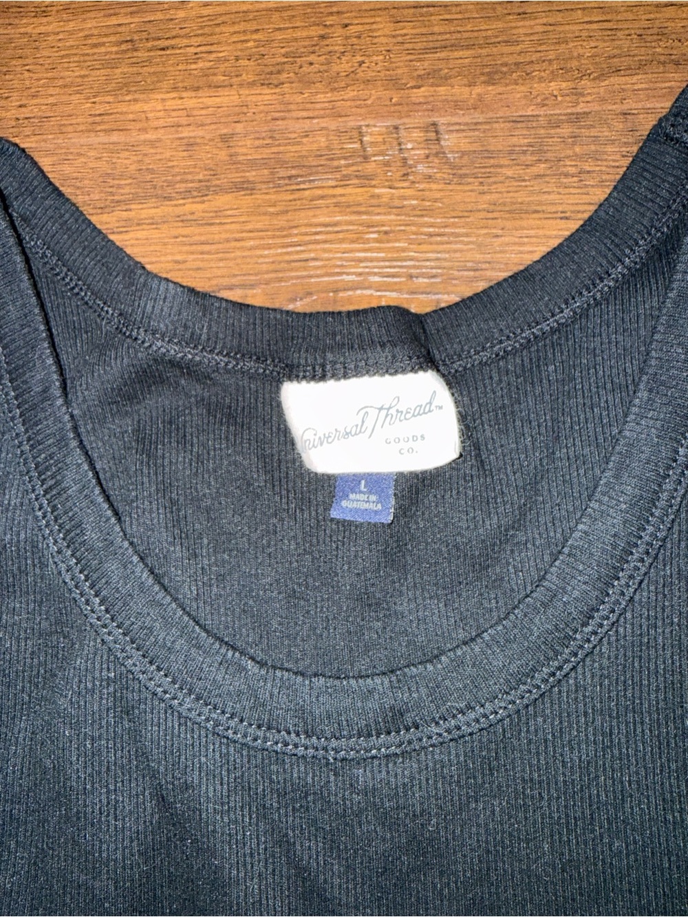 Target Universal Threads Ribbed Scoop Neck Tank Top - Picture 2 of 4